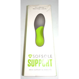 Sofsole Support FIT Series Neutral Arch Foam Shoe Inserts, Women's Size 5-6